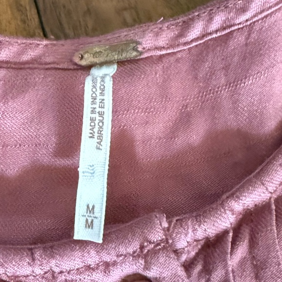 Free People Moonshine Dress Dusty Rose Pink M - Picture 5 of 8